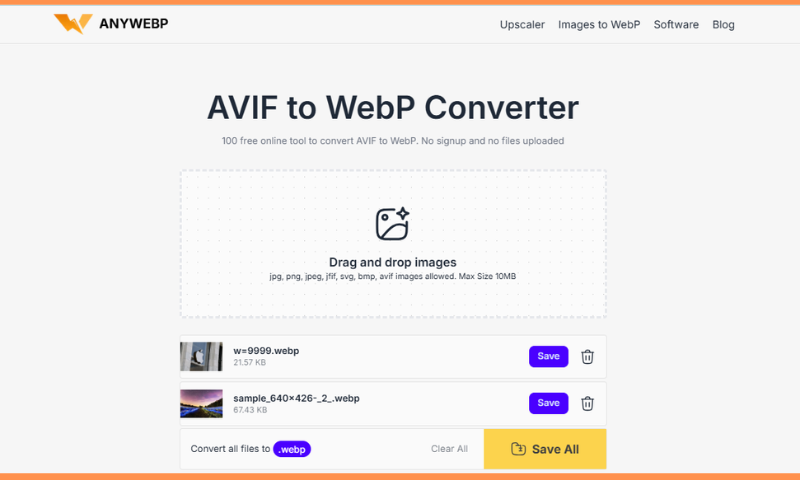 How to Convert AVIF to WebP Online for Free